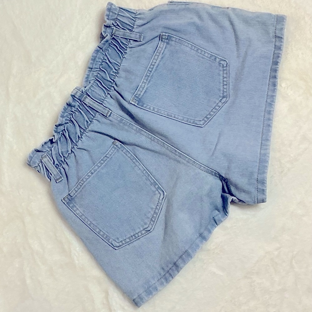 Forever 21 Blue High Waist Denim Shorts - Picture 6 of 9